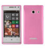 Púzdro SILIKÓNOVÉ JELLY CASE pre HUAWEI ASCEND W1 - ružové