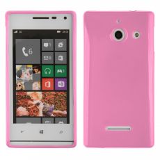Púzdro SILIKÓNOVÉ JELLY CASE pre HUAWEI ASCEND W1 - ružové