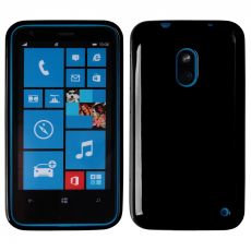 Púzdro SILIKÓNOVÉ JELLY CASE pre NOKIA LUMIA 620 - čierne