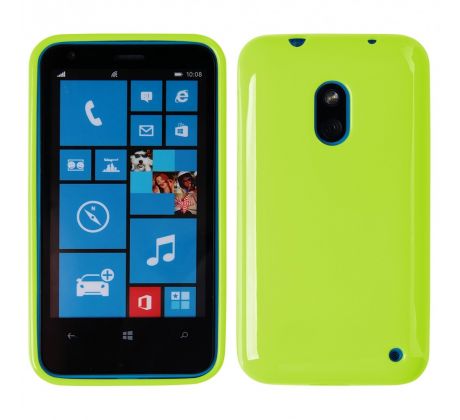 Púzdro SILIKÓNOVÉ JELLY CASE pre NOKIA LUMIA 620 - zelené