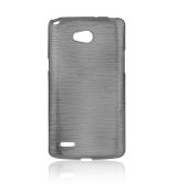 Púzdro SILIKÓNOVÉ JELLY CASE METALLIC pre LG L80 (D373)  - čierne