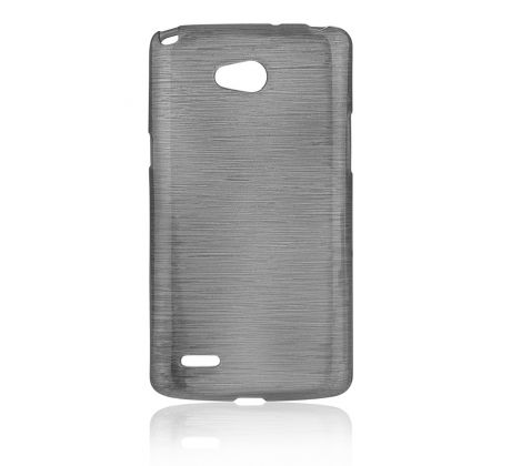 Púzdro SILIKÓNOVÉ JELLY CASE METALLIC pre LG L80 (D373)  - čierne