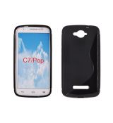 Púzdro Silikónové S-LINE pre ALCATEL ONE TOUCH POP C7 (7041D) - čierne