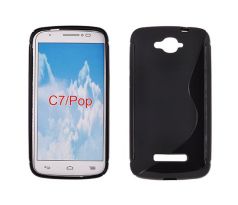 Púzdro Silikónové S-LINE pre ALCATEL ONE TOUCH POP C7 (7041D) - čierne