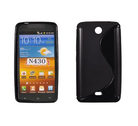Púzdro SILIKÓNOVÉ S-LINE pre MICROSOFT LUMIA 430 - čierne