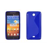 Púzdro SILIKÓNOVÉ S-LINE pre MICROSOFT LUMIA 430 - modré