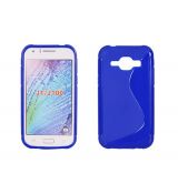Púzdro SILIKÓNOVÉ S-LINE pre SAMSUNG GALAXY J1 (J100) - modré