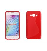 Púzdro SILIKÓNOVÉ S-LINE pre SAMSUNG GALAXY J7 (J700) - červené