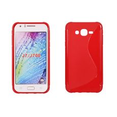Púzdro SILIKÓNOVÉ S-LINE pre SAMSUNG GALAXY J7 (J700) - červené