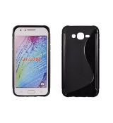 Púzdro SILIKÓNOVÉ S-LINE pre SAMSUNG GALAXY J7 (J700) - čierne