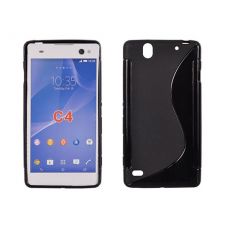 Púzdro SILIKÓNOVÉ S-LINE pre SONY XPERIA C4 - čierne