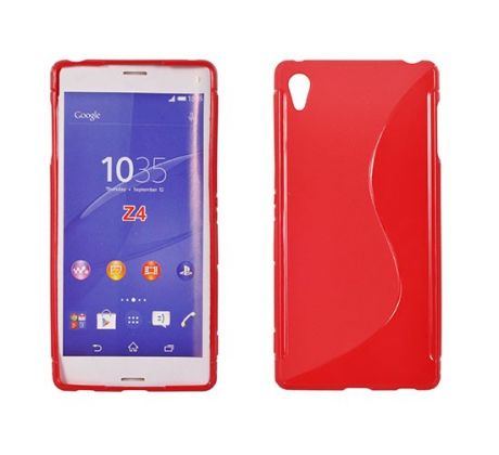 Púzdro SILIKÓNOVÉ S-LINE pre SONY XPERIA Z4 - červené