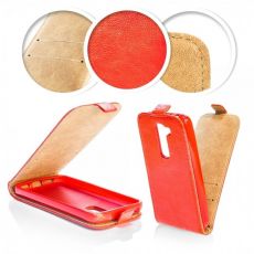 Púzdro knižkové  SLIM FLIP FLEXI pre HUAWEI ASCEND G620s - červené