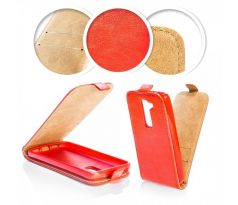 Púzdro knižkové SLIM FLIP FLEXI pre HUAWEI ASCEND G620s - červené
