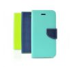 Púzdro knižkové FANCY pre HTC ONE M9 - mätovo modré