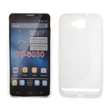 Púzdro Silikónové S-LINE pre ALCATEL ONE TOUCH IDOL (6030) - transparentne