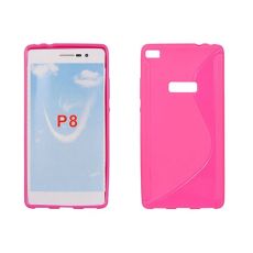 Púzdro SILIKÓNOVÉ S-LINE pre HUAWEI ASCEND P8 - ružové