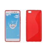 Púzdro SILIKÓNOVÉ S-LINE pre HUAWEI ASCEND P8 LITE - červené