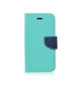 Púzdro knižkové diárové FANCY pre SONY XPERIA M4 AQUA - mätovo modré