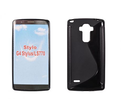 Púzdro SILIKÓNOVÉ S-LINE pre LG G4 STYLUS (H635) - čierne