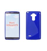 Púzdro SILIKÓNOVÉ S-LINE pre LG G4 STYLUS (H635) - modré