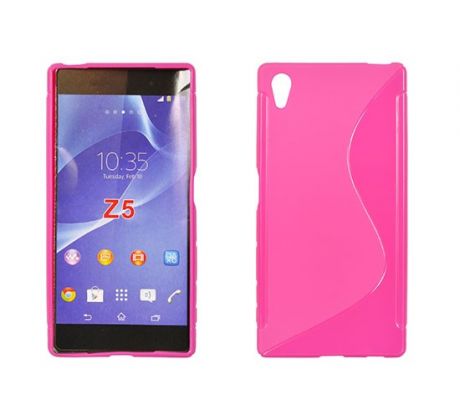 Púzdro SILIKÓNOVÉ S-LINE pre SONY XPERIA Z5 - ružové