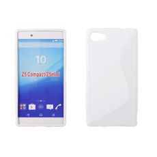 Púzdro SILIKÓNOVÉ S-LINE pre SONY XPERIA Z5 MINI (compact) - biele