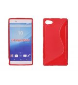 Púzdro SILIKÓNOVÉ S-LINE pre SONY XPERIA Z5 MINI (compact) - červené