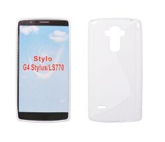 Púzdro SILIKÓNOVÉ S-LINE pre LG G4 STYLUS (H635) - biele