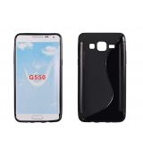 Púzdro SILIKÓNOVÉ S-LINE pre SAMSUNG GALAXY ON5 (G550FY) - čierne