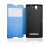 Knižkové Púzdro SLIM VIEW pre SONY XPERIA C3 - modré