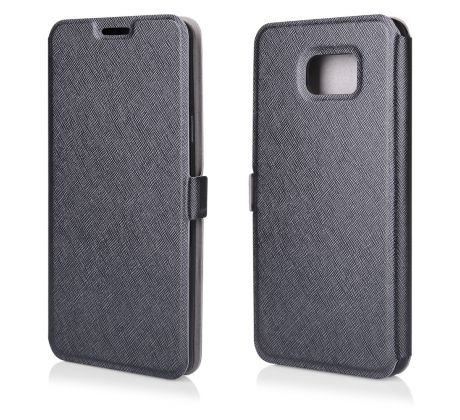 Púzdro knižkové FLIP CASE SOFT pre SAMSUNG GALAXY NOTE 5 (N920) - čierne