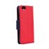 Púzdro knižkové diárové FANCY pre MICROSOFT LUMIA 535 - červeno modré