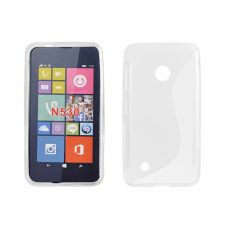 Silikónové púzdro S-LINE pre Nokia Lumia 530  - transparentné