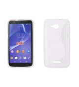 Púzdro SILIKÓNOVÉ S-LINE pre SONY XPERIA E4G - biele