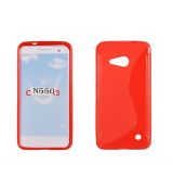 Púzdro SILIKÓNOVÉ S-LINE pre MICROSOFT LUMIA 550 - červené