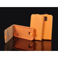 Púzdro  knižkové SLIM FLIP FLEXI  pre HTC DESIRE 310 - oranžové
