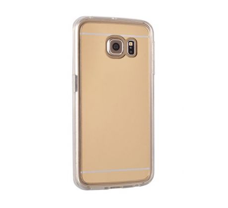 Púzdro SILIKÓNOVÉ MIRROR CASE pre HUAWEI HONOR 5X - zlaté