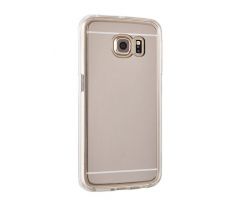 Púzdro SILIKÓNOVÉ MIRROR CASE pre SAMSUNG GALAXY S7 EDGE (G935) - šedé