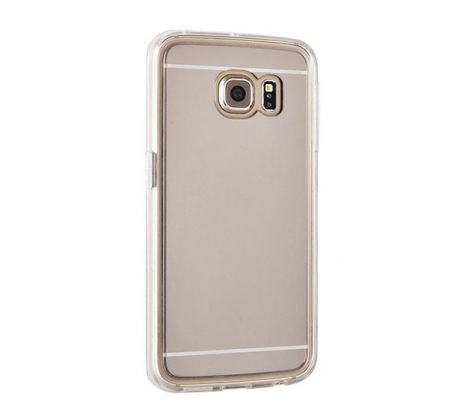 Púzdro SILIKÓNOVÉ MIRROR CASE pre SAMSUNG GALAXY S7 EDGE (G935)  - šedé