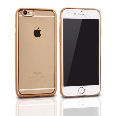 Púzdro SILIKÓNOVÉ CLEAR CASE pre HUAWEI HONOR 5X - zlaté