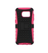 Púzdro PANZER CASE pre SAMSUNG GALAXY S7 EDGE (G935) - ružovo čierne