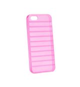 Silikónové púzdro STRIPES CASE pre SAMSUNG GALAXY A3 (A300) - ružové