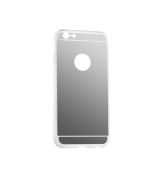 Púzdro SILIKÓNOVÉ MIRROR CASE pre SAMSUNG GALAXY J3 (J320F) 2016 - strieborné