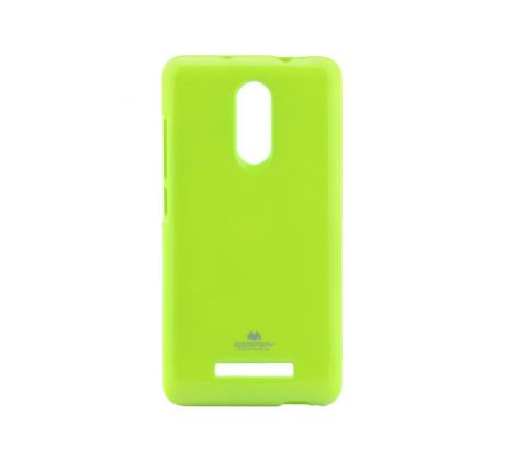Púzdro MERCURY JELLY CASE pre XIAOMI REDMI NOTE 3 - žlté