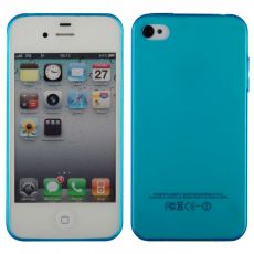 Púzdro SILIKÓNOVÉ FITTY pre APPLE IPHONE 4/4S - modré