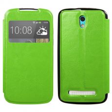 Knižkové Púzdro SLIM VIEW pre HTC DESIRE 500 - zelené