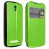 Knižkové Púzdro SLIM VIEW pre HTC DESIRE 500 - zelené