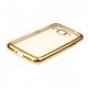 Púzdro SILIKÓNOVÉ CLEAR CASE pre SAMSUNG GALAXY J1 (J120F) 2016 - zlaté