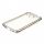 Púzdro SILIKÓNOVÉ CLEAR CASE pre SAMSUNG GALAXY J3 (J320F) 2016 - strieborné